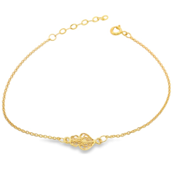 Pulseira Prata Dourada