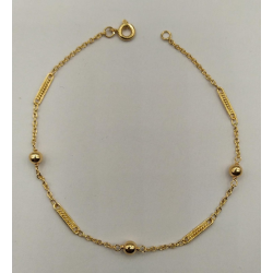 Pulseira Ouro Amarelo 9k
