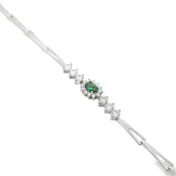 Pulseira Prata Rodeada 