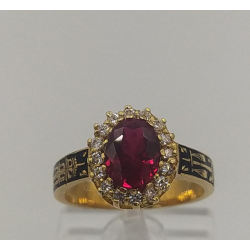 Anel De Curso Ouro 19k