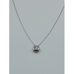 Colar Ouro Branco 19k