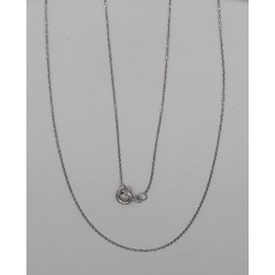 Colar Ouro Branco 19k