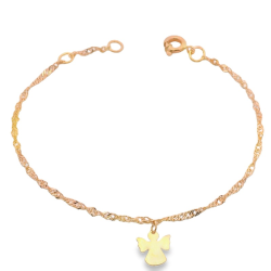 Pulseira Ouro Amarelo 19k Criança