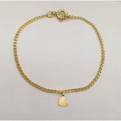 Pulseira Ouro Amarelo 9k Love Criança