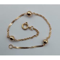 Pulseira Ouro Rose Gold 9k