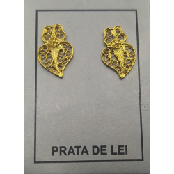 Brincos Prata Dourada