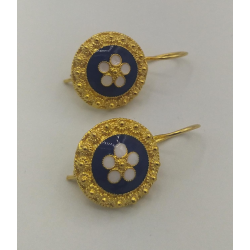 Brincos Prata Dourada