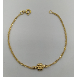 Pulseira Ouro Amarelo 19k Criança
