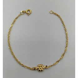 Pulseira Ouro Amarelo 19k Criança