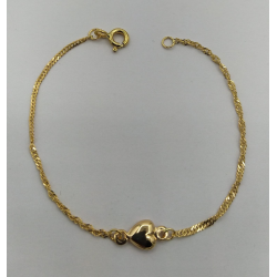 Pulseira Ouro Amarelo 19k Criança