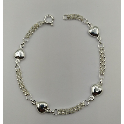 Pulseira Prata Rodeada Senhora
