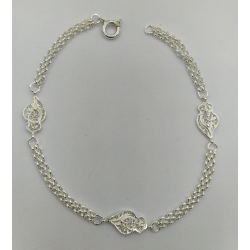 Pulseira Prata Rodeada