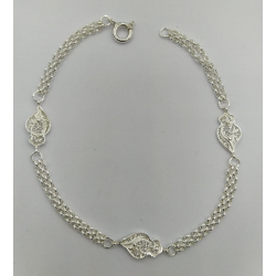 Pulseira Prata Rodeada