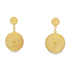 Brincos Prata Dourada