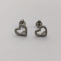 Brincos Prata Rodeada