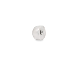 Rosca Piercing Ouro Branco 9k