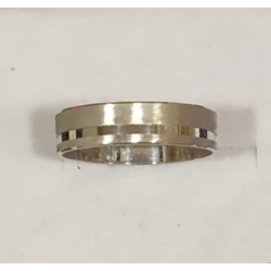 Anel Ouro Branco 9k