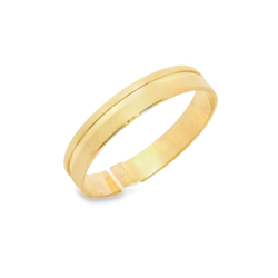 Aliança Ouro Amarelo 9k