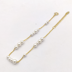 Pulseira Prata Dourada