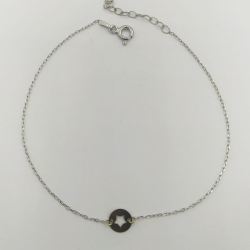 Pulseira Prata Rodeada