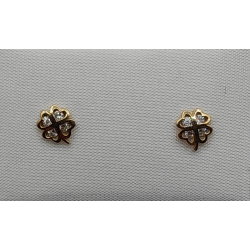 Brincos Ouro Amarelo 19k Criança
